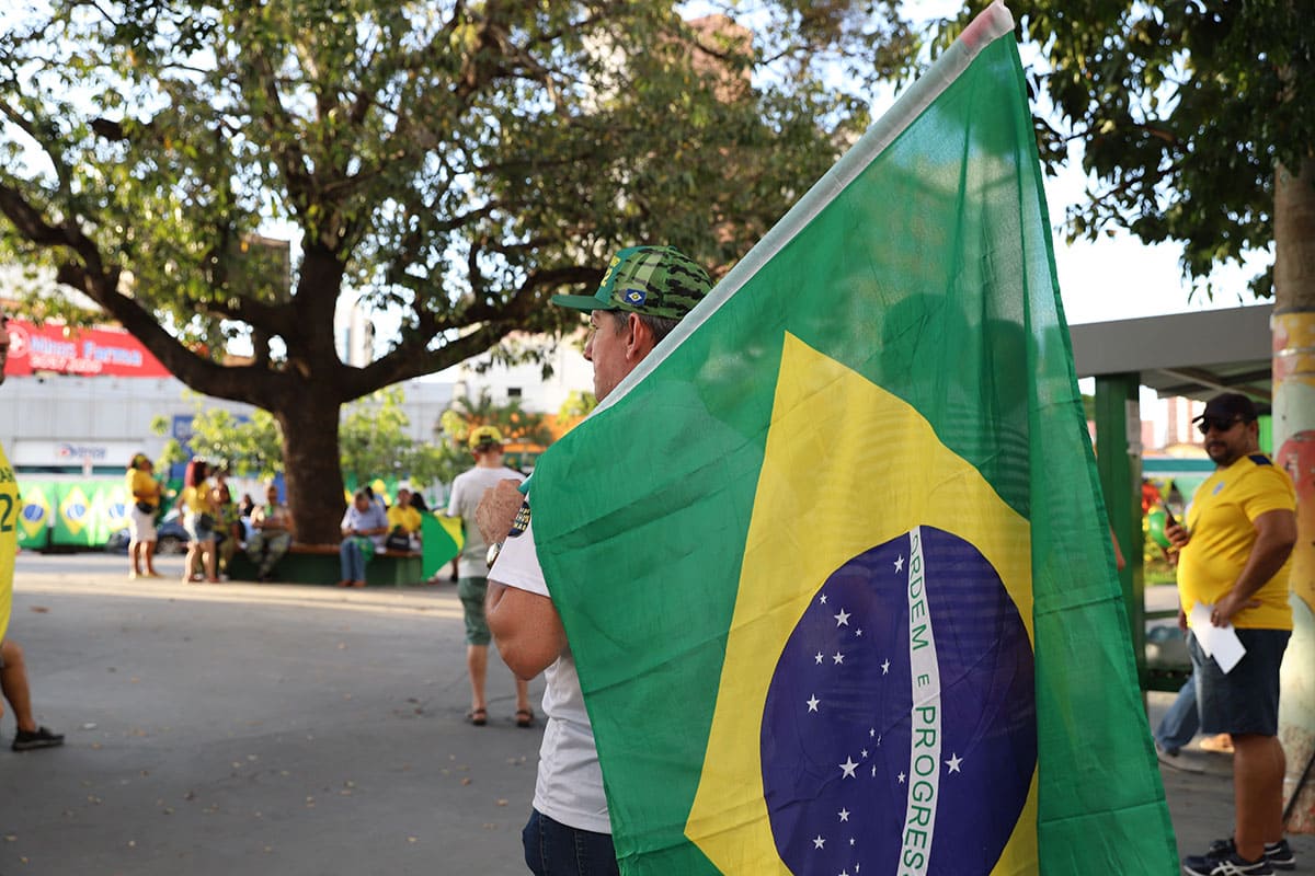 Ato pro bolsonaro praça 8 de abril